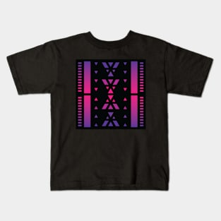 “Dimensional Species (1)” - V.2 Purple - (Geometric Art) (Dimensions) - Doc Labs Kids T-Shirt